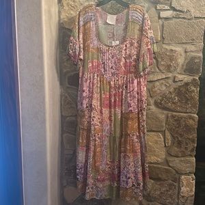 Johnny Was Jade   Boemian Wispy  Ready for SpringSummer maxi dress